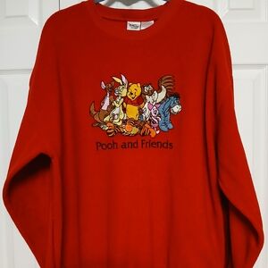 Disney Pooh and Friends Red Sweatshirt